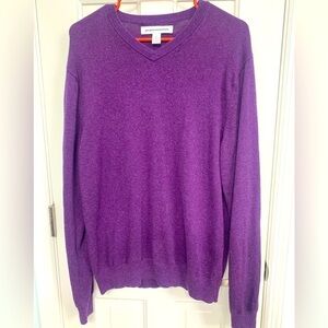 Gorgeous, purple, long sleeve sweater - women’s size Medium. 100% cotton